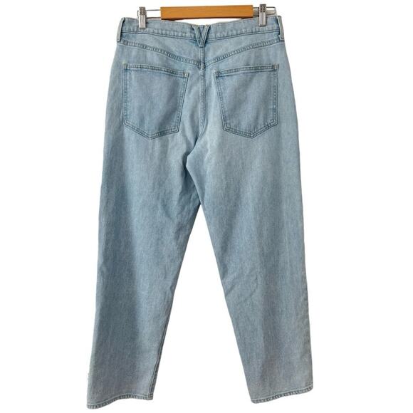 Veronica Beard Jeans Blake Classic Straight High Rise Sz 30 10 Relaxed Blue - Picture 3 of 11